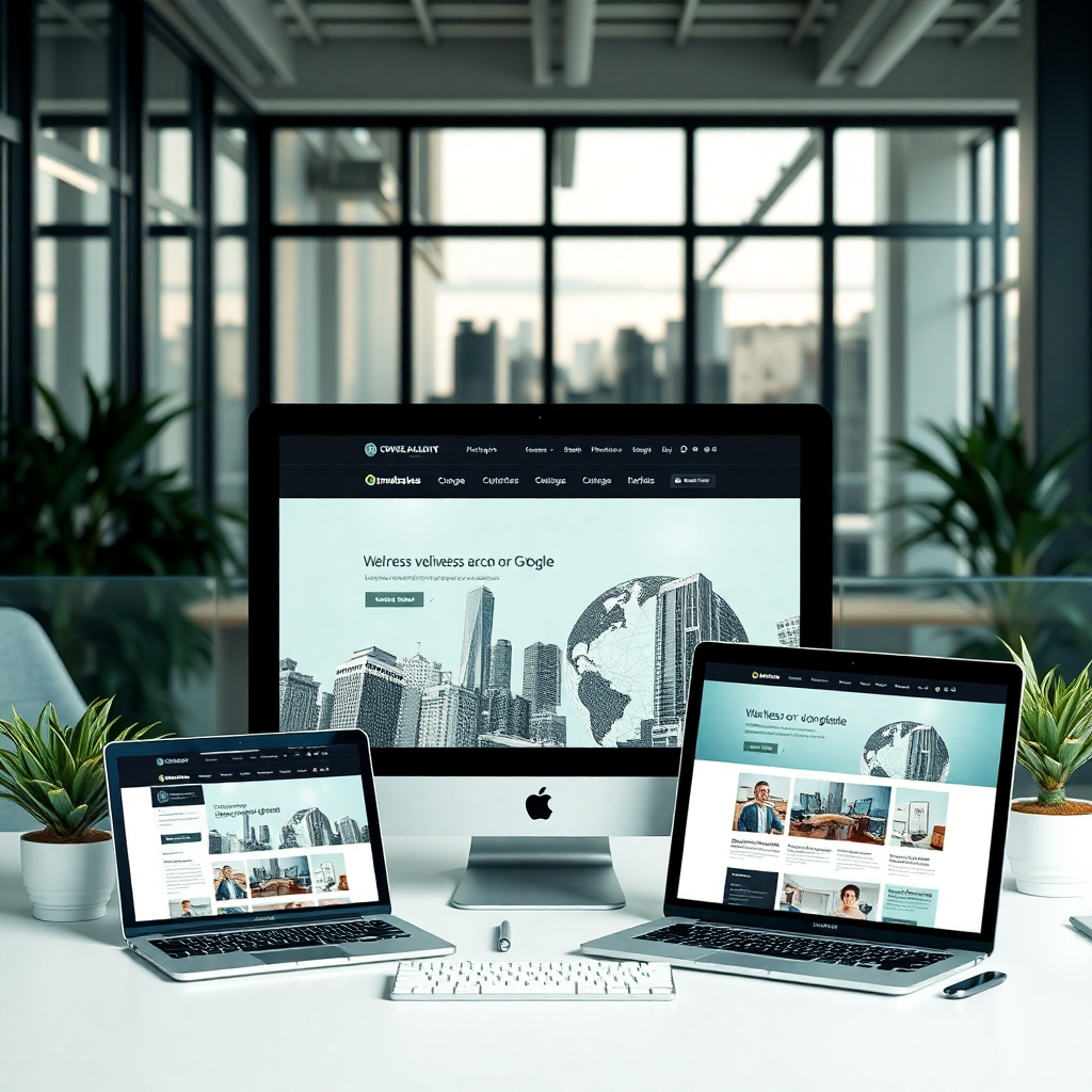 Modern web design services for global businesses